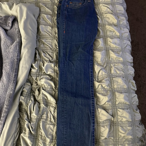 True Religion Men's Straight Leg Blue Jeans